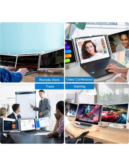 Extensor de Pantalla Portátil 14" SHENZHEN S400 USB-C Full HD