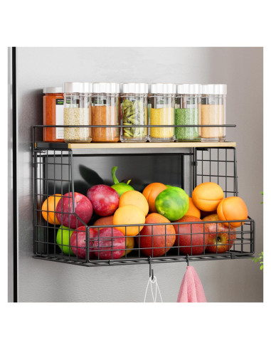 Estante Magnético para Nevera TIDIIABODE 21x11cm Almacenamiento