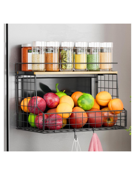 Estante Magnético para Nevera TIDIIABODE 21x11cm Almacenamiento