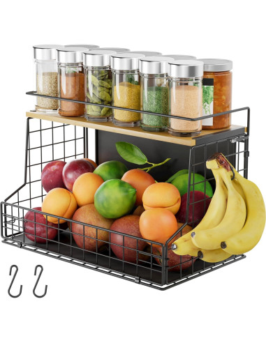 Estante Magnético para Nevera TIDIIABODE 21x11cm Almacenamiento