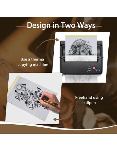 Kit de Práctica de Tatuaje Nsidd 26 Piezas 3MM Piel y Papel