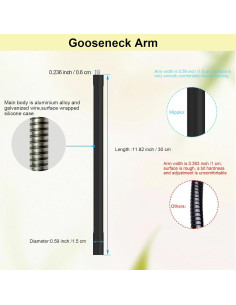 Soporte de Montaje Abrazadera Flex Jaws Mippko para Cámara de Acción 2