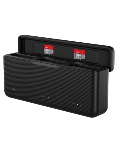 Cargador de Batería TELESIN para DJI Osmo Action 3/4 con Estuche