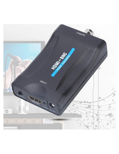 Convertidor HDMI a BNC Yosoo - Video Compuesto y Audio 3.5mm