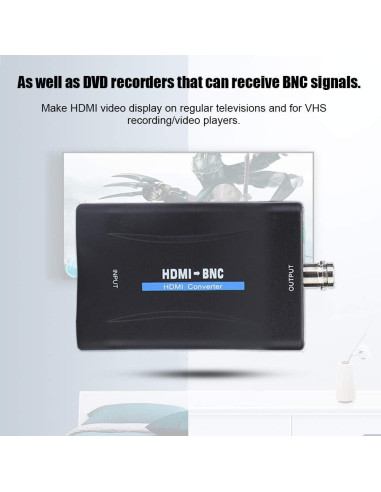 Convertidor HDMI a BNC Yosoo - Video Compuesto y Audio 3.5mm