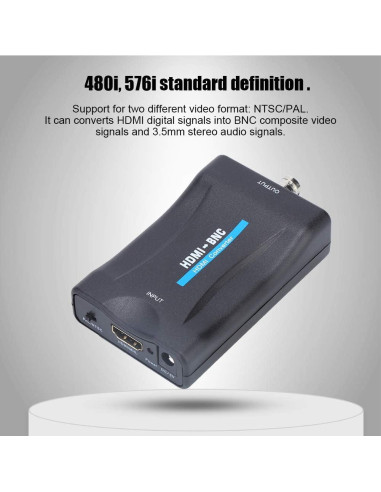 Convertidor HDMI a BNC Yosoo - Video Compuesto y Audio 3.5mm