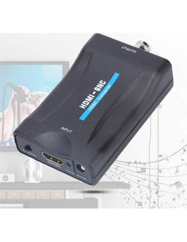 Convertidor HDMI a BNC Yosoo - Video Compuesto y Audio 3.5mm