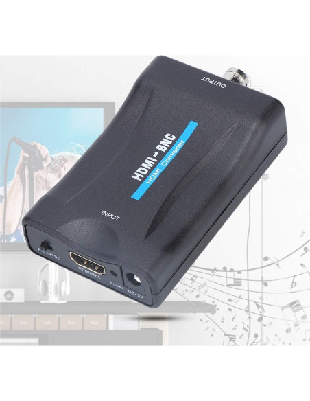 Convertidor HDMI a BNC Yosoo - Video Compuesto y Audio 3.5mm