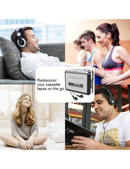 Convertidor de Cinta a MP3 DigitNow BR602 USB Portátil