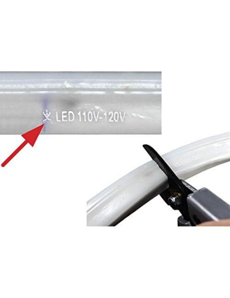 Tira LED Flex NEON 30.48m CBconcept Blanco Puro Resistente al Agua Tira LED Flex NEON 30.48m CBconcept Blanco Puro Resistente al Agua