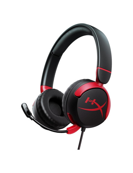 Auriculares con Cable HyperX Cloud Mini - Negro/Rojo, 130g, Gaming