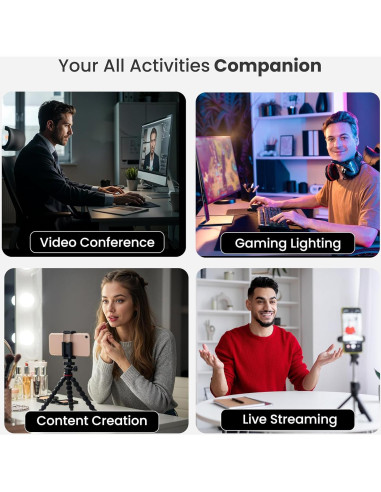 Barra de Luz para Monitor Doctor Easy - Luz de Video USB Ajustable