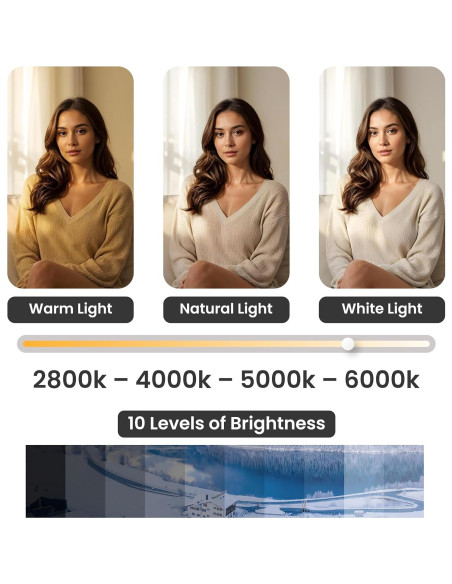 Barra de Luz para Monitor Doctor Easy - Luz de Video USB Ajustable