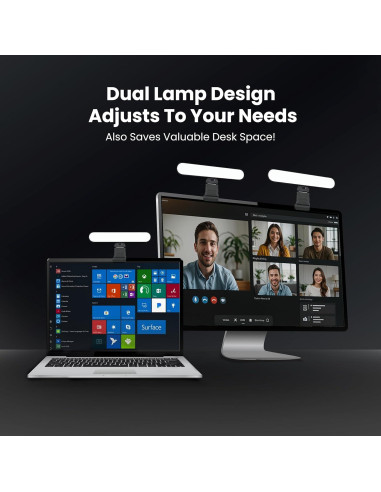 Barra de Luz para Monitor Doctor Easy - Luz de Video USB Ajustable