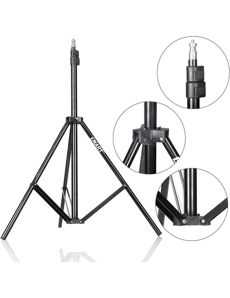 Kit de Iluminación Fotográfica EMART Softbox 45W 5500K 2 Pack