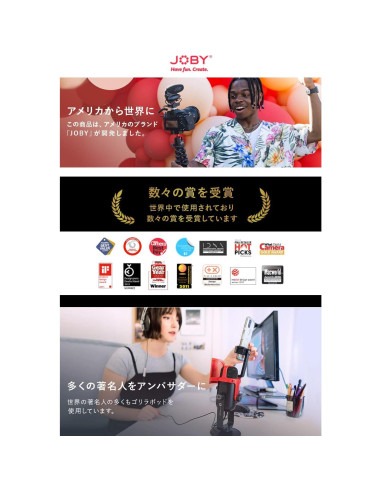 Trípode JOBY RangePod de Aluminio para Viajeros 8kg