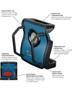 Luz de Inundación LED Bosch 18V 10000 Lúmenes Conectada 2