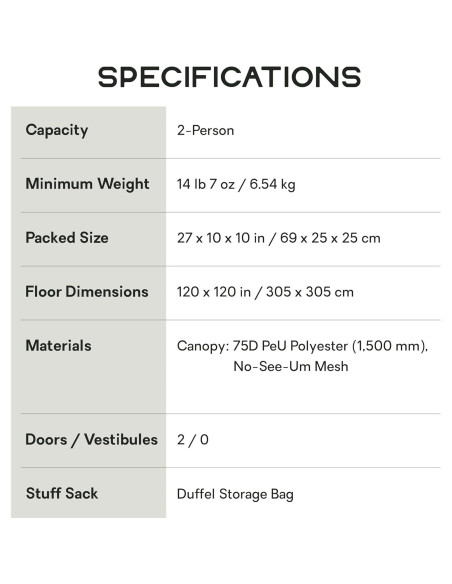 Refugio NEMO Victory Screenhouse - 7.34 kg - Niebla/Oliva