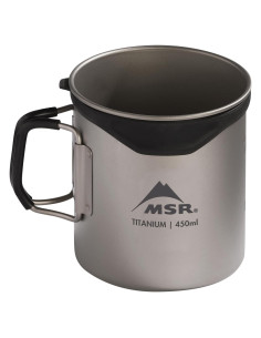 Taza de Camping Ultraligera MSR Titan 450mL Titanio