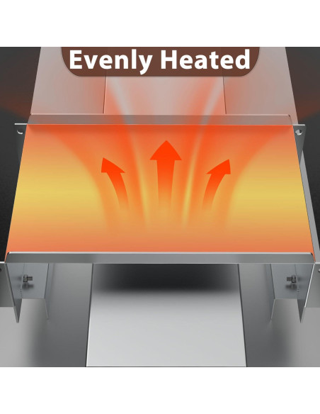 Difusor de Calor de Acero Inoxidable BMMXBI para Traeger 885