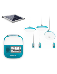 Kit Solar BioLite SolarHome 625 con 3 Luces y Radio