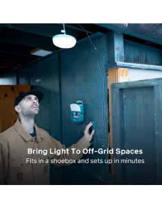 Kit Solar BioLite SolarHome 625 con 3 Luces y Radio 2