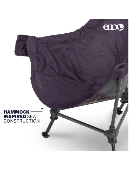 Silla de Camping ENO Lounger DL - Gris Pizarra, 2.55 kg