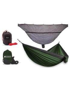 Conjunto Hamaca Doble Bear Butt 3.05m + Red Anti Insectos