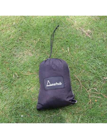 Hamaca de Camping Gearhub Doble 226.8 kg 299.7x200.7 cm Negra Hamaca de Camping Gearhub Doble 226.8 kg 299.7x200.7 cm Negra