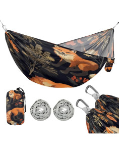 Hamaca Portátil PYBUG 290x138cm 300kg con Correas Ajustables 2