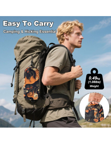 Hamaca Portátil PYBUG 290x138cm 300kg con Correas Ajustables