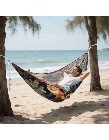 Hamaca Portátil PYBUG 290x138cm 300kg con Correas Ajustables