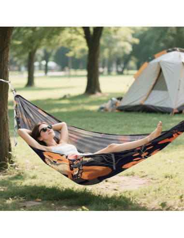 Hamaca Portátil PYBUG 290x138cm 300kg con Correas Ajustables