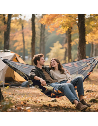 Hamaca Portátil PYBUG 290x138cm 300kg con Correas Ajustables