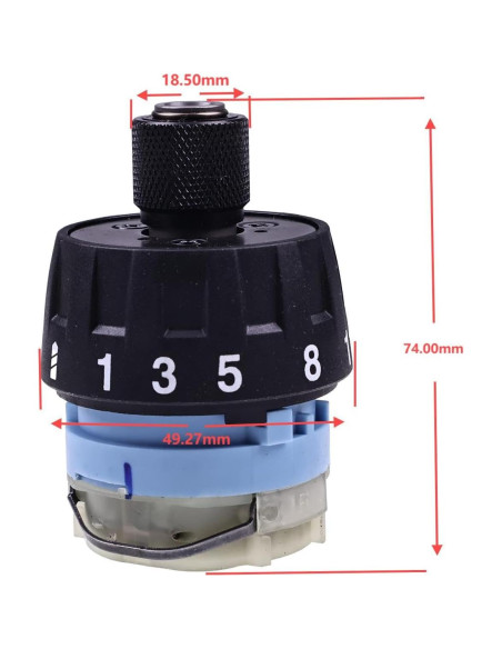 Caja de Engranajes YFANTPA 123869-6 para Makita DDF083