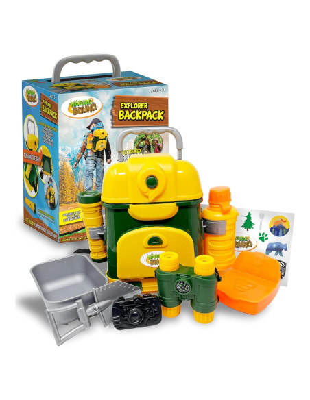 Mochila Exploradora Nature Bound 9 Piezas para Niños