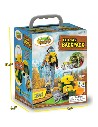 Mochila Exploradora Nature Bound 9 Piezas para Niños