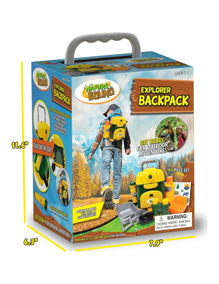 Mochila Exploradora Nature Bound 9 Piezas para Niños