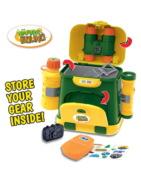 Mochila Exploradora Nature Bound 9 Piezas para Niños