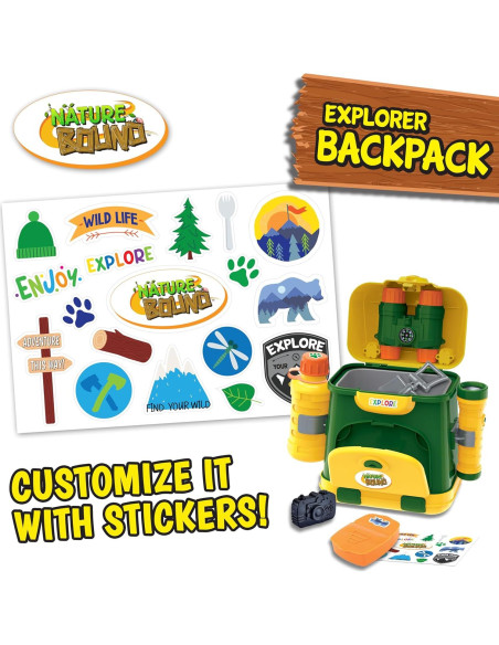 Mochila Exploradora Nature Bound 9 Piezas para Niños