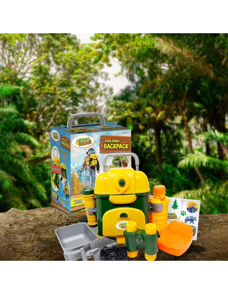 Mochila Exploradora Nature Bound 9 Piezas para Niños