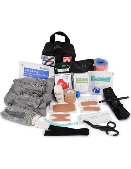 Kit de Primeros Auxilios Táctico HidroPony con Torniquete y Vendaje
