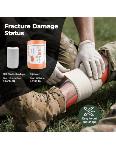 Kit de Primeros Auxilios Táctico HidroPony con Torniquete y Vendaje