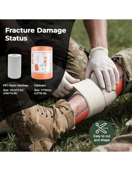 Kit de Primeros Auxilios Táctico HidroPony con Torniquete y Vendaje