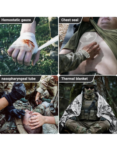 Kit de Primeros Auxilios Táctico HidroPony con Torniquete y Vendaje