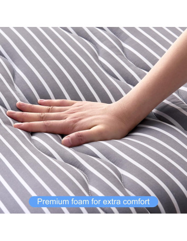 Colchón Futón Japonés JZBEARAPT Individual 203x99 cm Espuma Densa