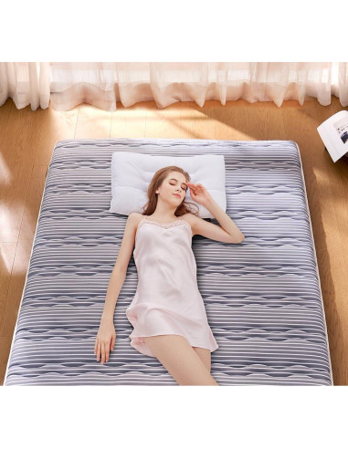 Colchón Futón Japonés JZBEARAPT Individual 203x99 cm Espuma Densa