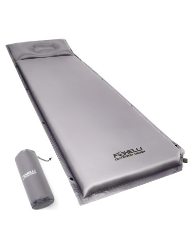 Colchoneta para Camping Foxelli con Almohada 6.99 cm Gruesa