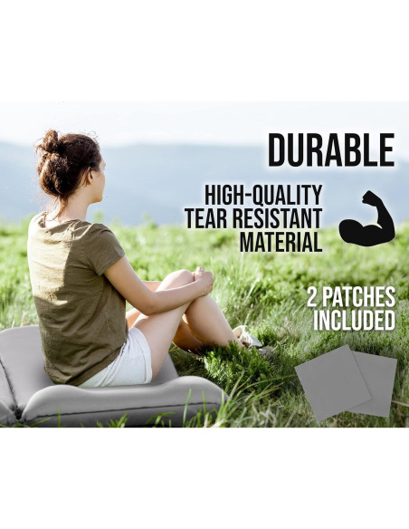 Colchoneta para Camping Foxelli con Almohada 6.99 cm Gruesa