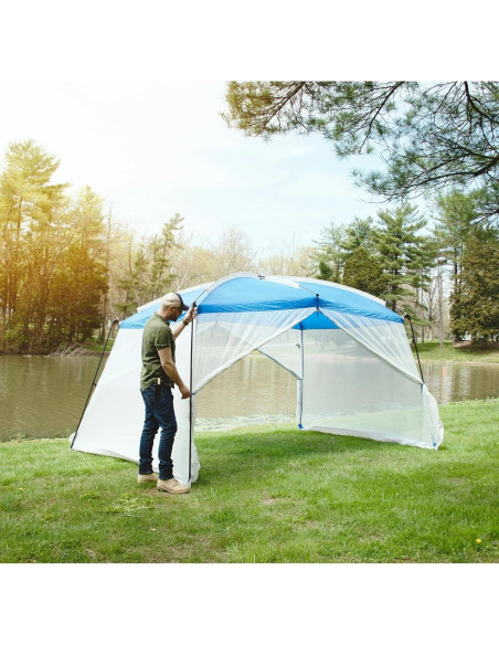 Carpa Pantalla Ozark Trail 3.96x2.74m Azul con Malla Insectos